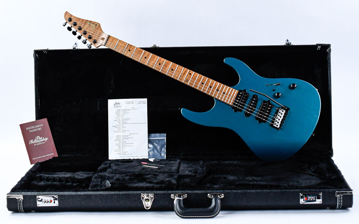 Suhr Modern Antique Custom Ocean Turquoise Metallic