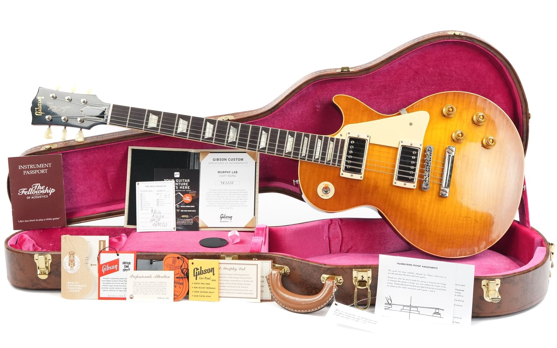 Gibson Custom 1959 Les Paul Standard Reissue Light Aged Dirty Lemon