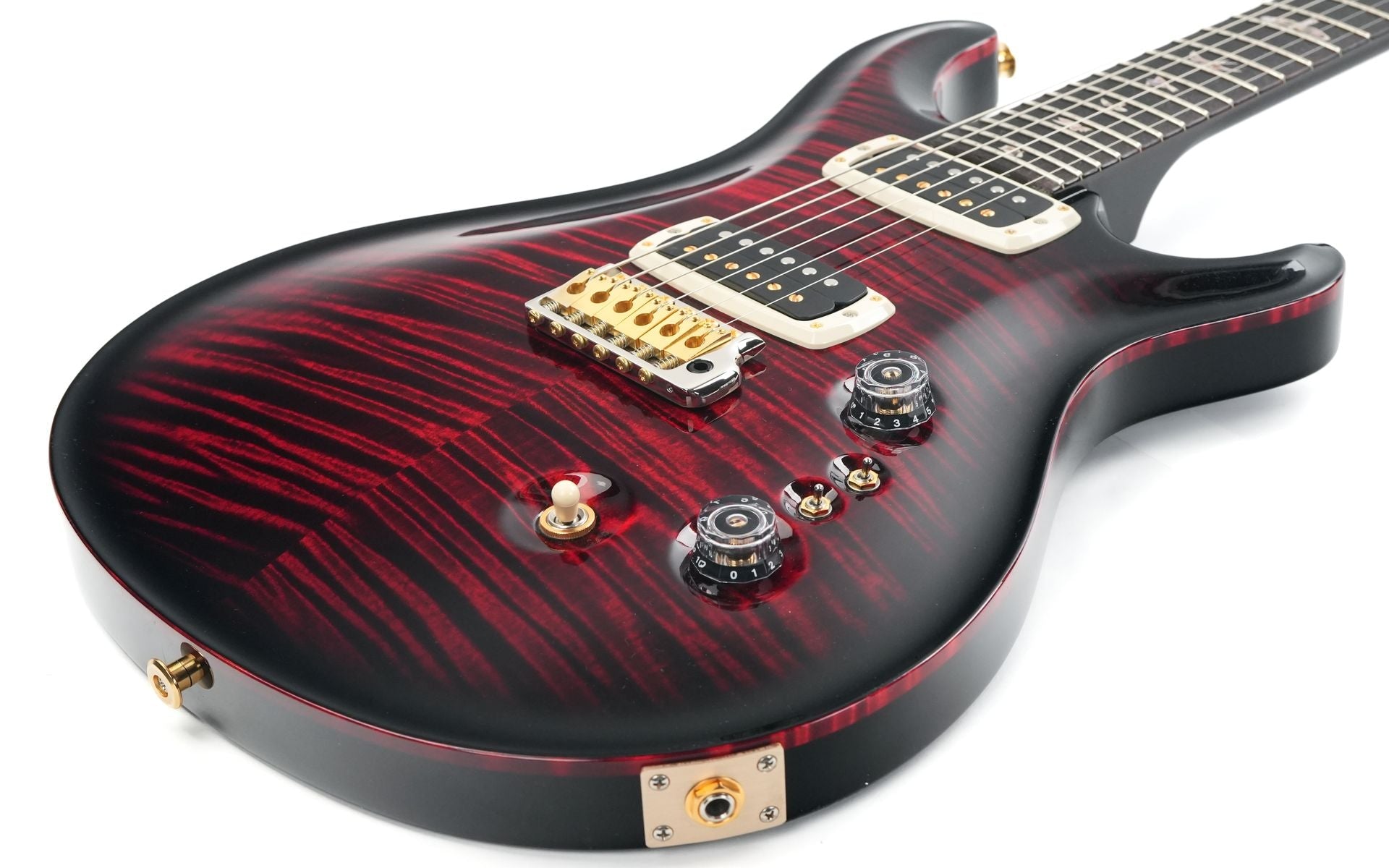 PRS Custom 24 08 Fire Red Smokeburst 10 Top B-Stock