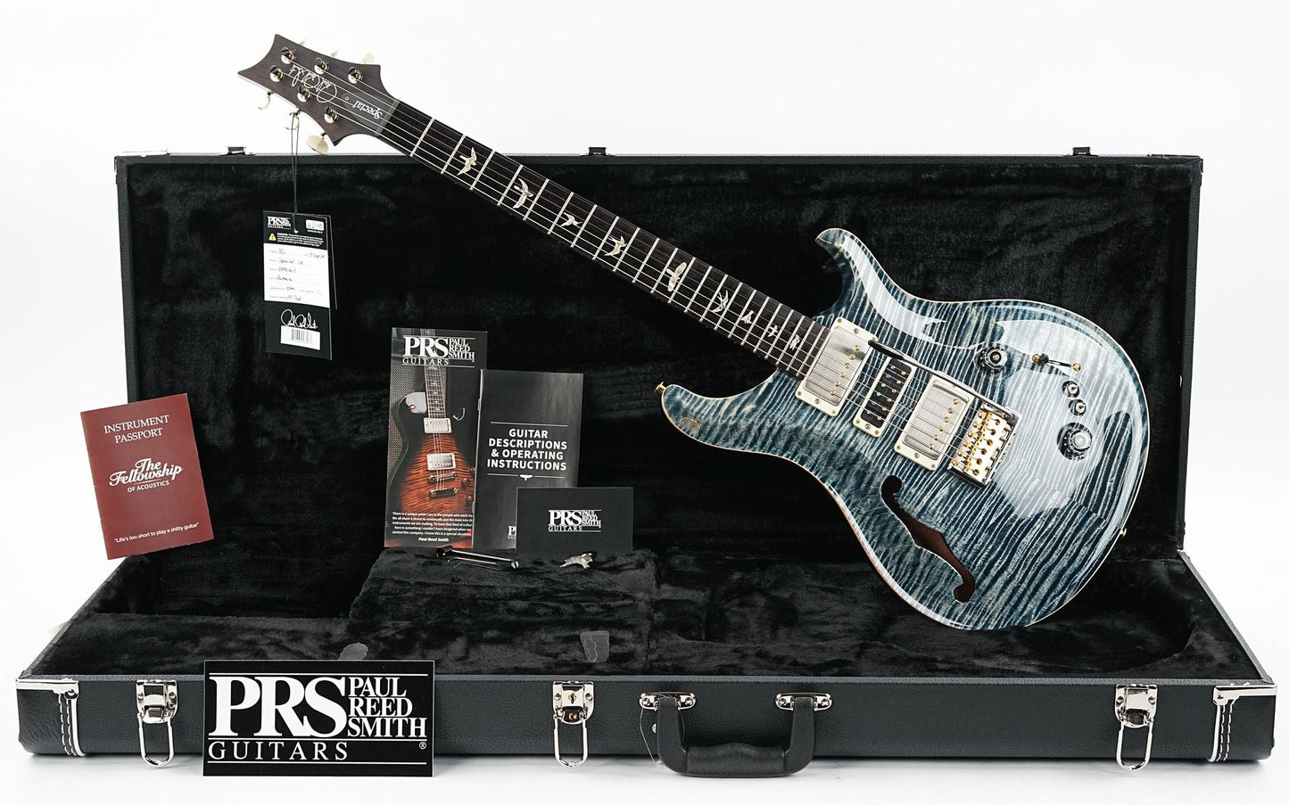 PRS Special 22 Semi Hollow 10 Top Faded Whale Blue