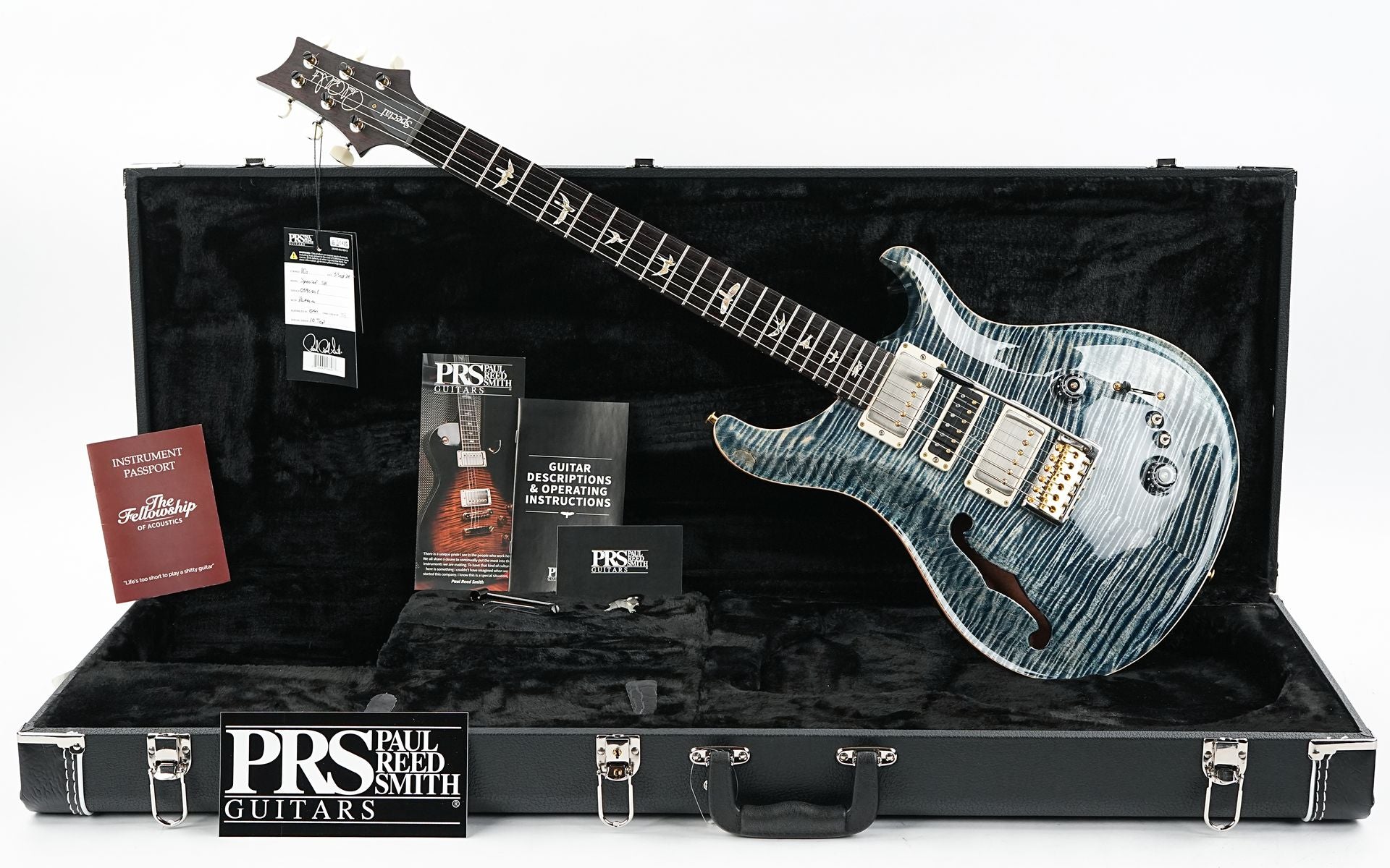 PRS Special 22 Semi Hollow 10 Top Faded Whale Blue