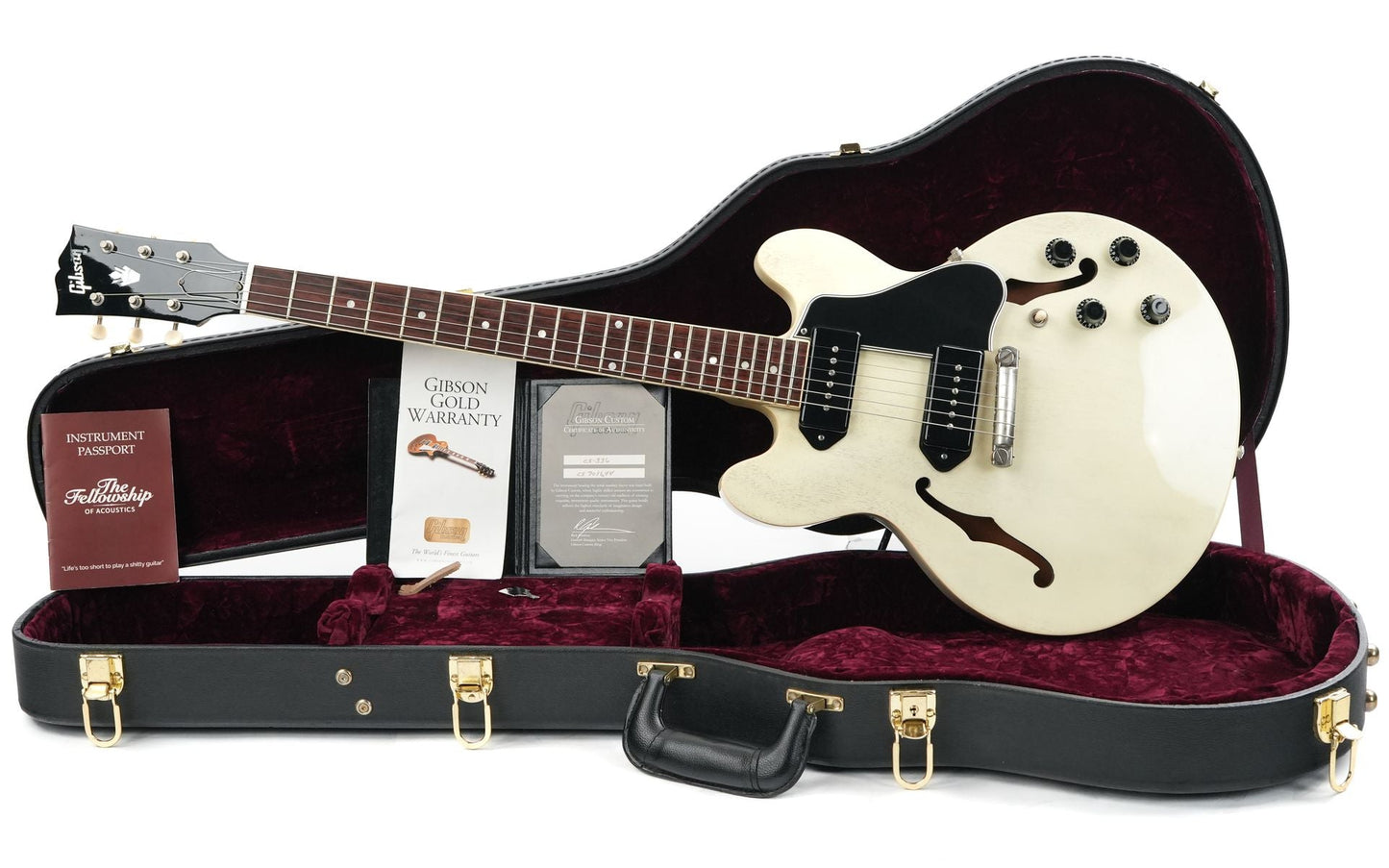 Gibson Custom Shop CS336 All Mahogany TV White 2017
