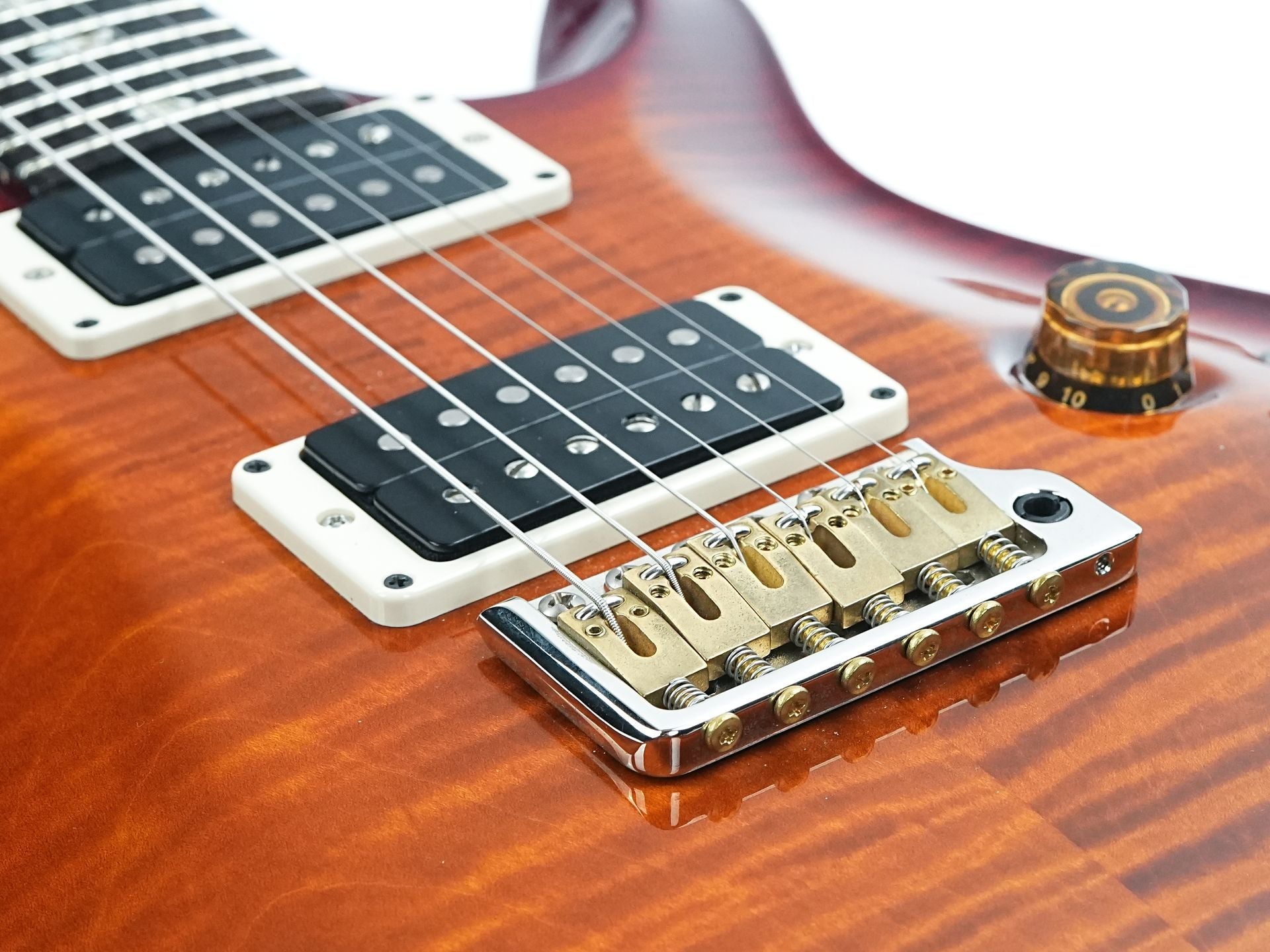 PRS Custom 24 Piezo Dark Cherry Sunburst 2023