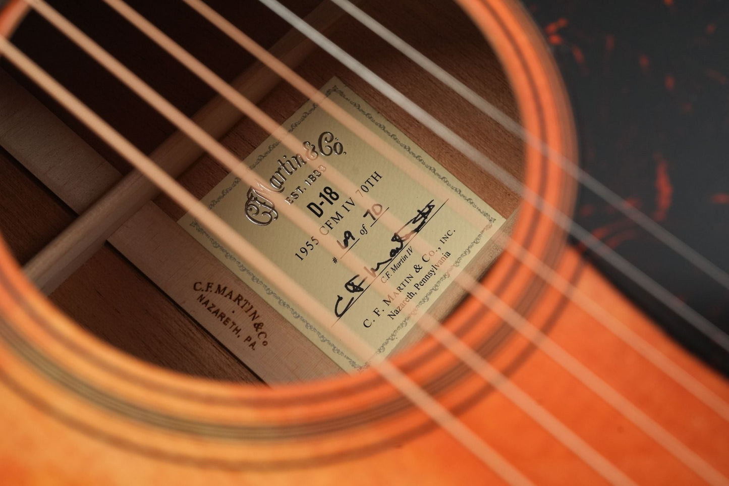 Martin D18 1955 CFM IV 70th 69 of 70 Limited Edition