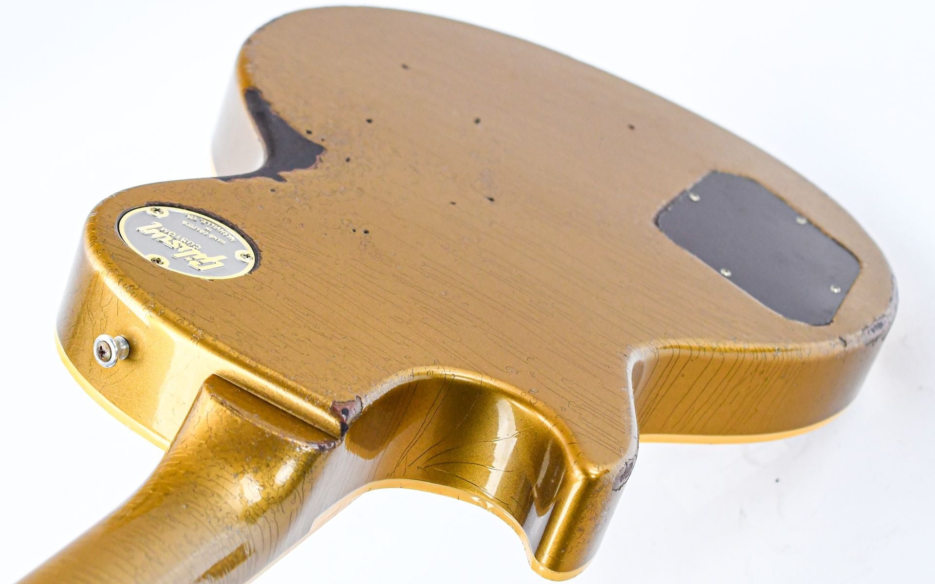 Gibson Custom 56 Les Paul All Gold w/ British Racing Green Stripes Murphy Lab Heavy Aged