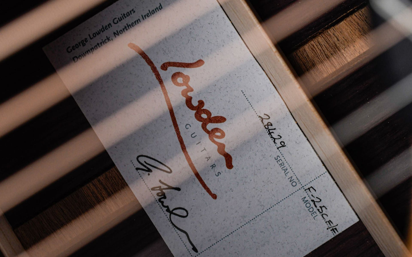 Lowden F25C Fan Fret Indian Rosewood Cedar