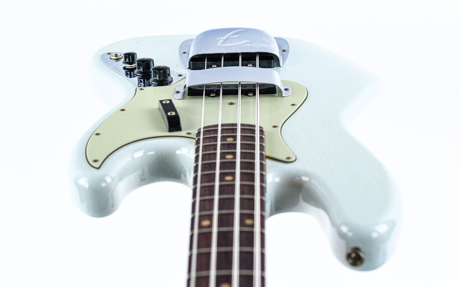 Fender Custom Shop 63 Jazz Bass Journeyman Faded Aged Sonic Blue