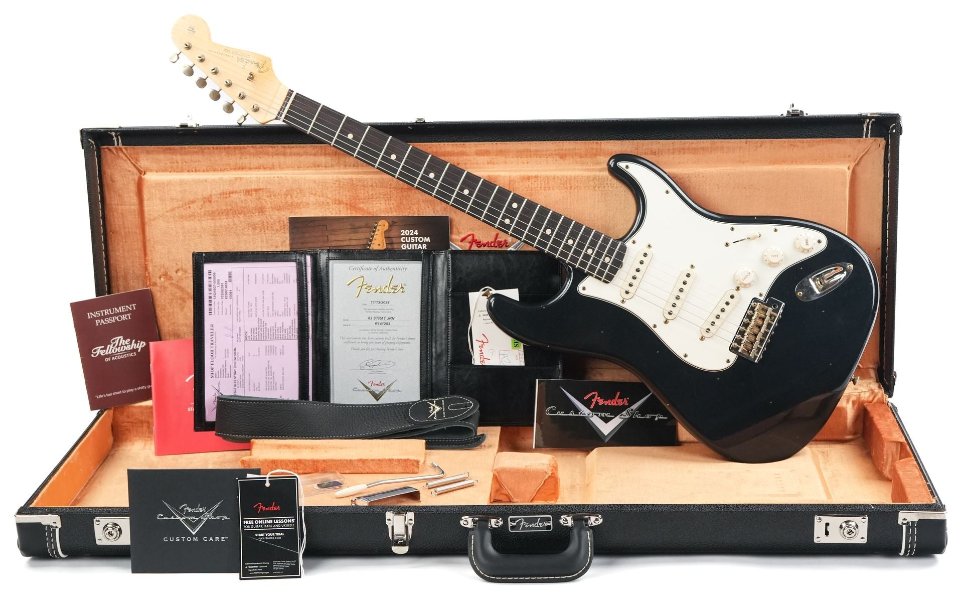 Fender Custom Shop 63 Stratocaster Mercedes Blue Journeyman Relic