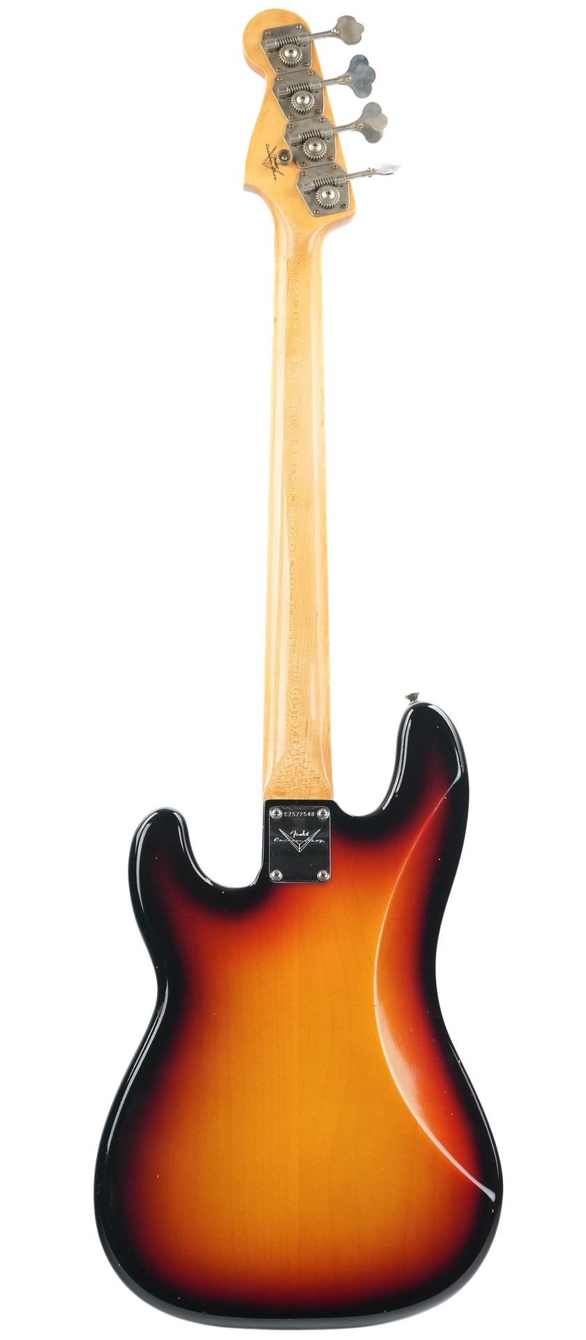 Fender Custom Shop 66 Precision bass Journeyman Bleached 3 Tone Sunburst 2023
