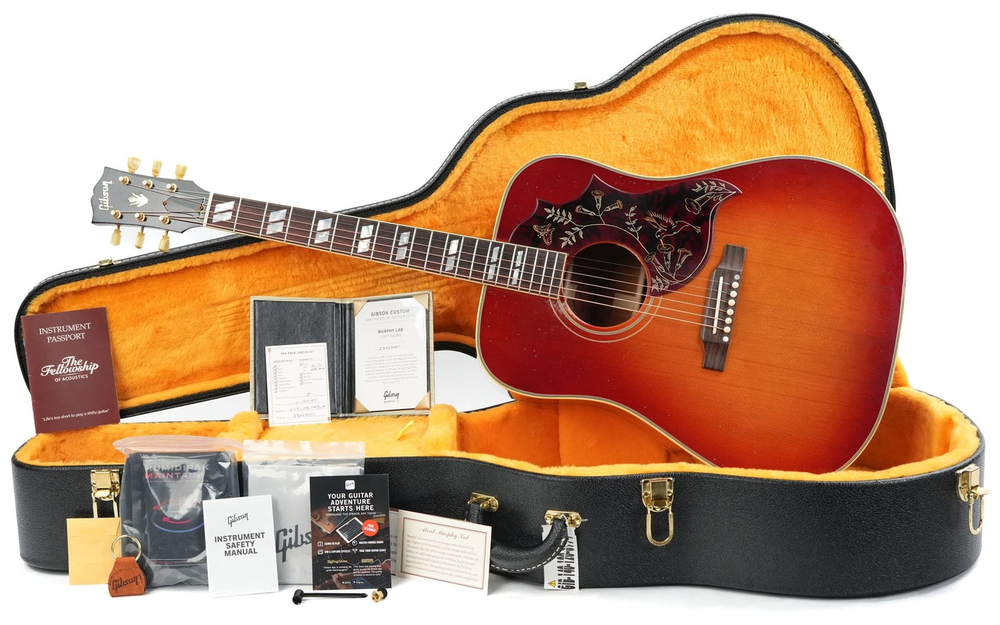 Gibson 1960 Hummingbird Murphy Lab Light Aged Heritage Cherry Sunburst