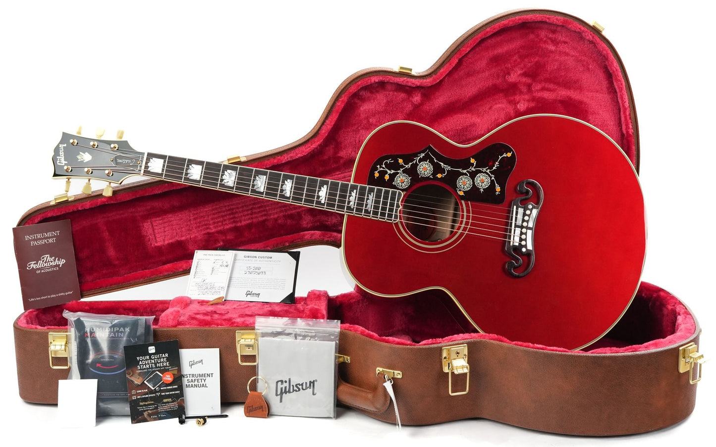 Gibson Custom Shop SJ200 Original Burgundy Mist Gloss