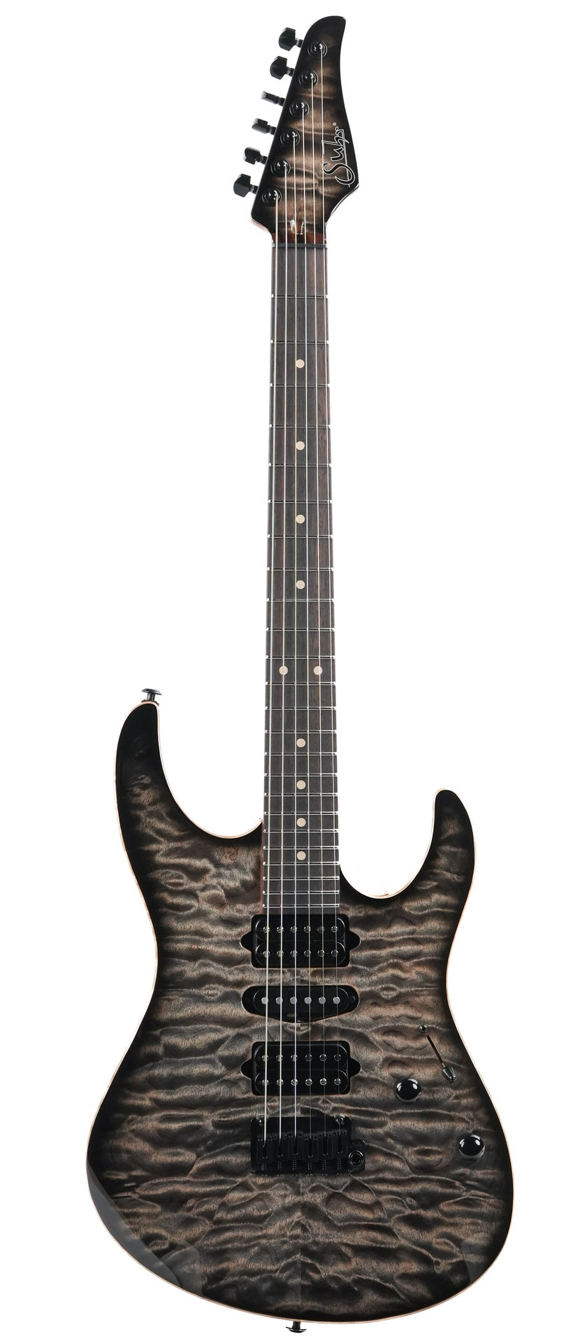 Suhr Modern Custom Faded Trans Charcoal Burst