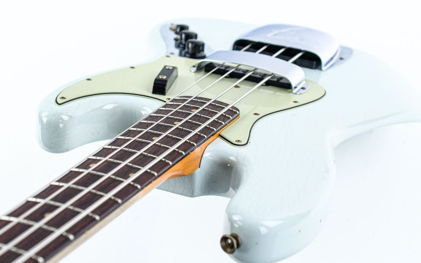 Fender Custom Shop 63 Jazz Bass Journeyman Faded Aged Sonic Blue