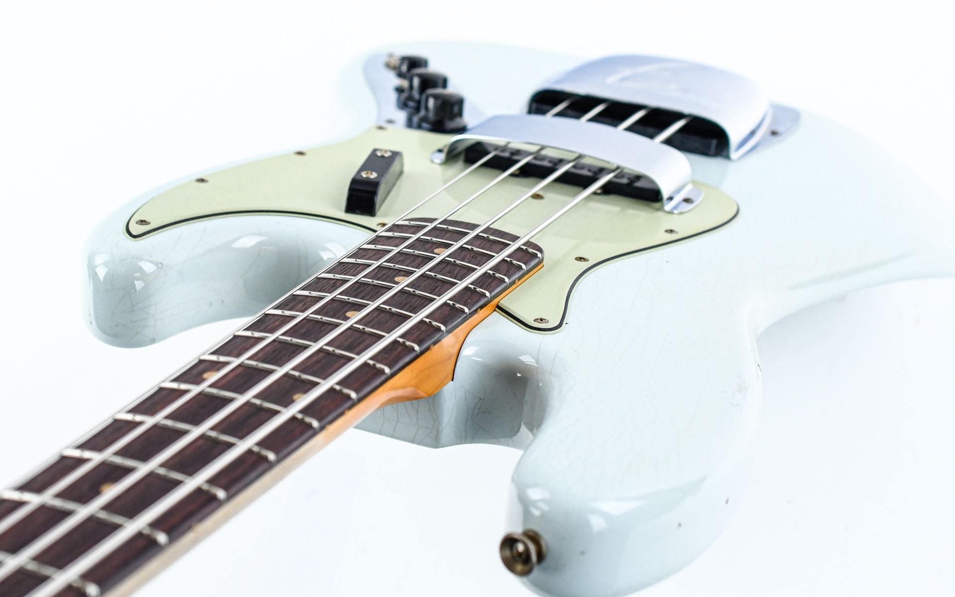 Fender Custom Shop 63 Jazz Bass Journeyman Faded Aged Sonic Blue