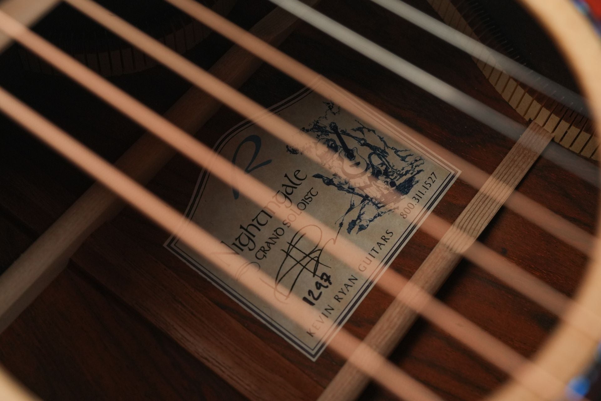 Kevin Ryan Nightingale Cocobolo Glacier Sitka Spruce 25th Anniversary