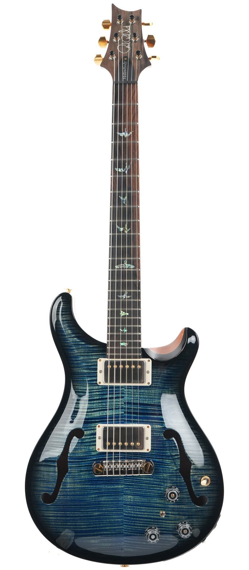 PRS Wood Library Hollowbody II Piezo 10 Top Laguna Smokeburst 2024