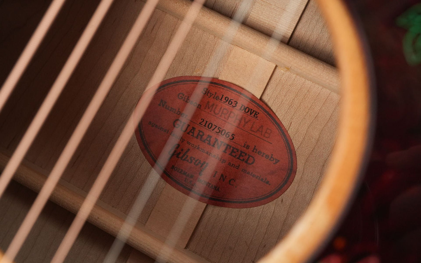 Gibson 1963 Dove Light Aged Natural #21075065