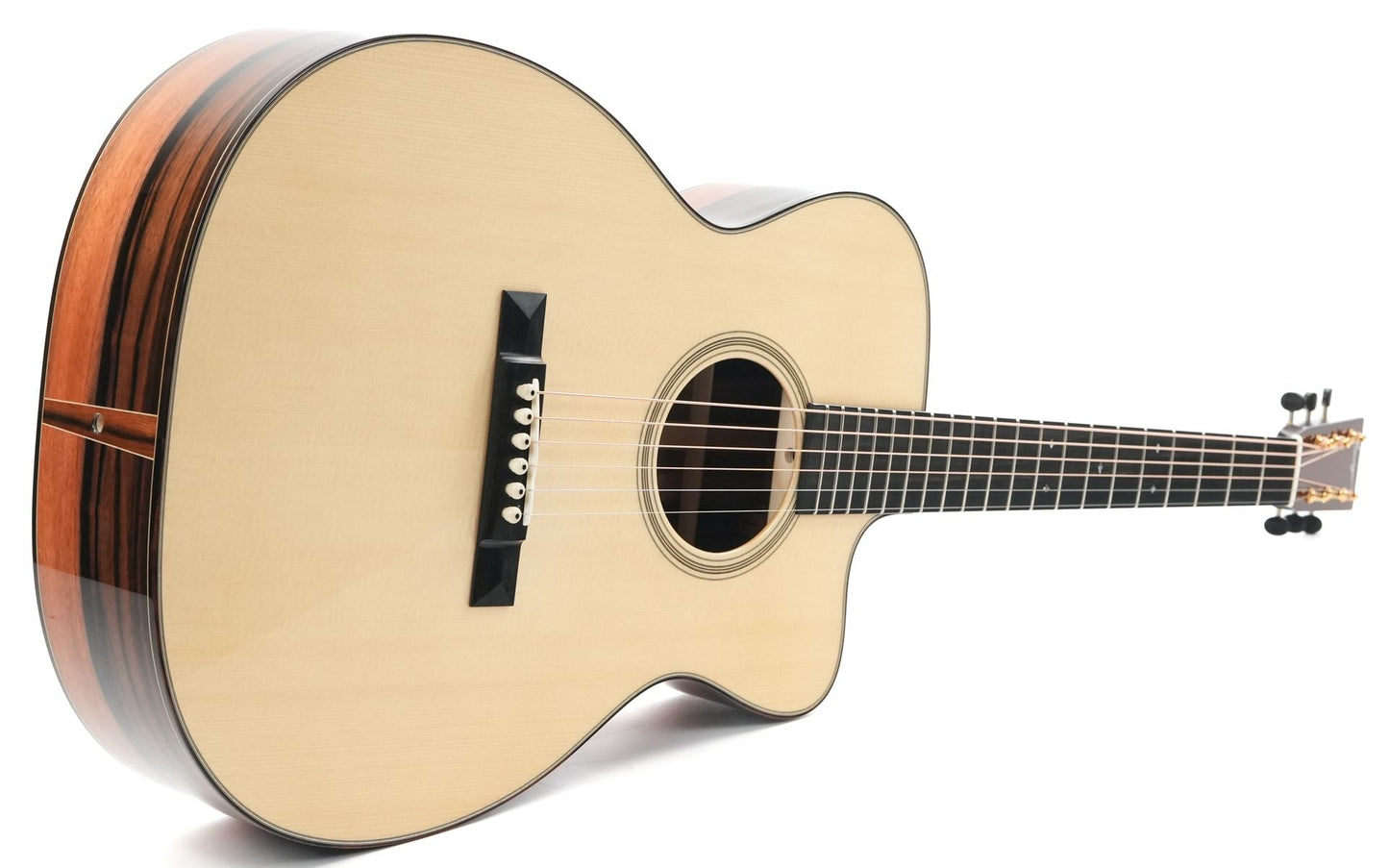 Bourgeois Soloist OM C Italian Spruce Macassar Ebony