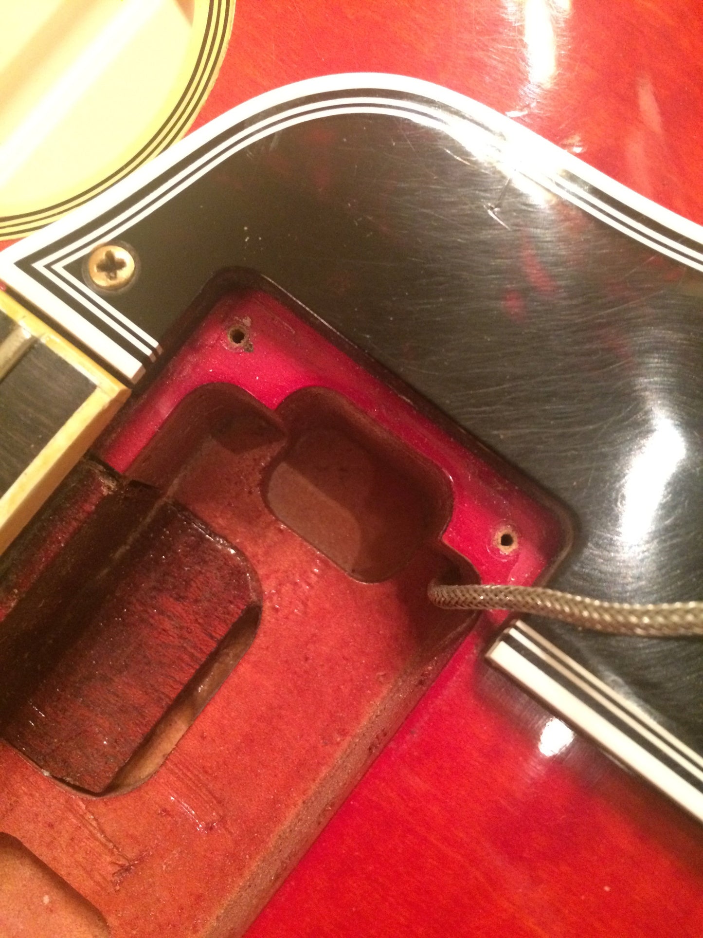 1960 Gibson ES-355 TDSV! CLEAN, PAF's, Watermelon Cherry w/ FLAME! Bigsby