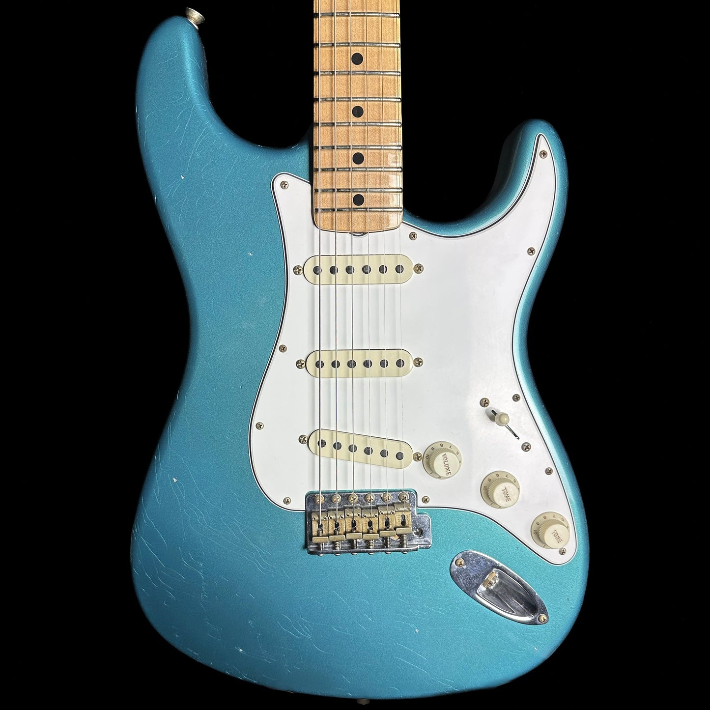 Fender Custom Shop Limited Edition 68 Strat Journeyman Relic Aged Ocean Turquoise w/case CZ561077