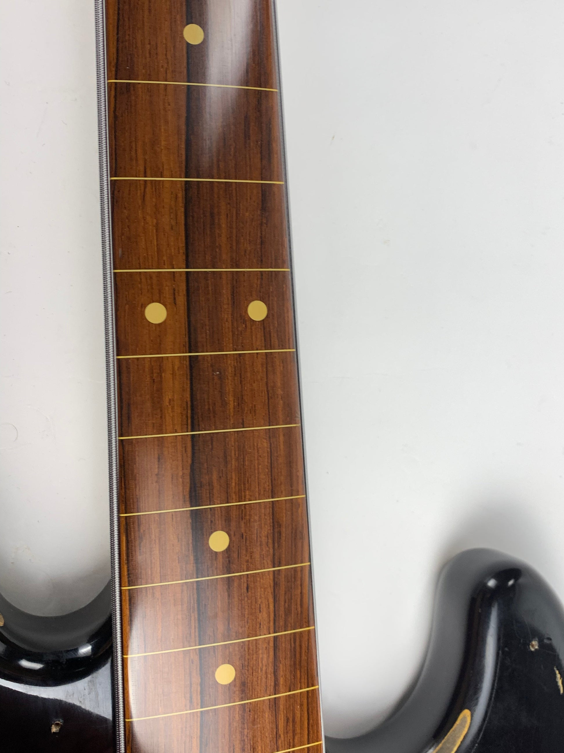 2006 Fender Custom Shop Jaco Pastorius Heavy Relic Jazz Bass Fretless Guitar - Sunburst, EXOTIC FINGERBOARD!
