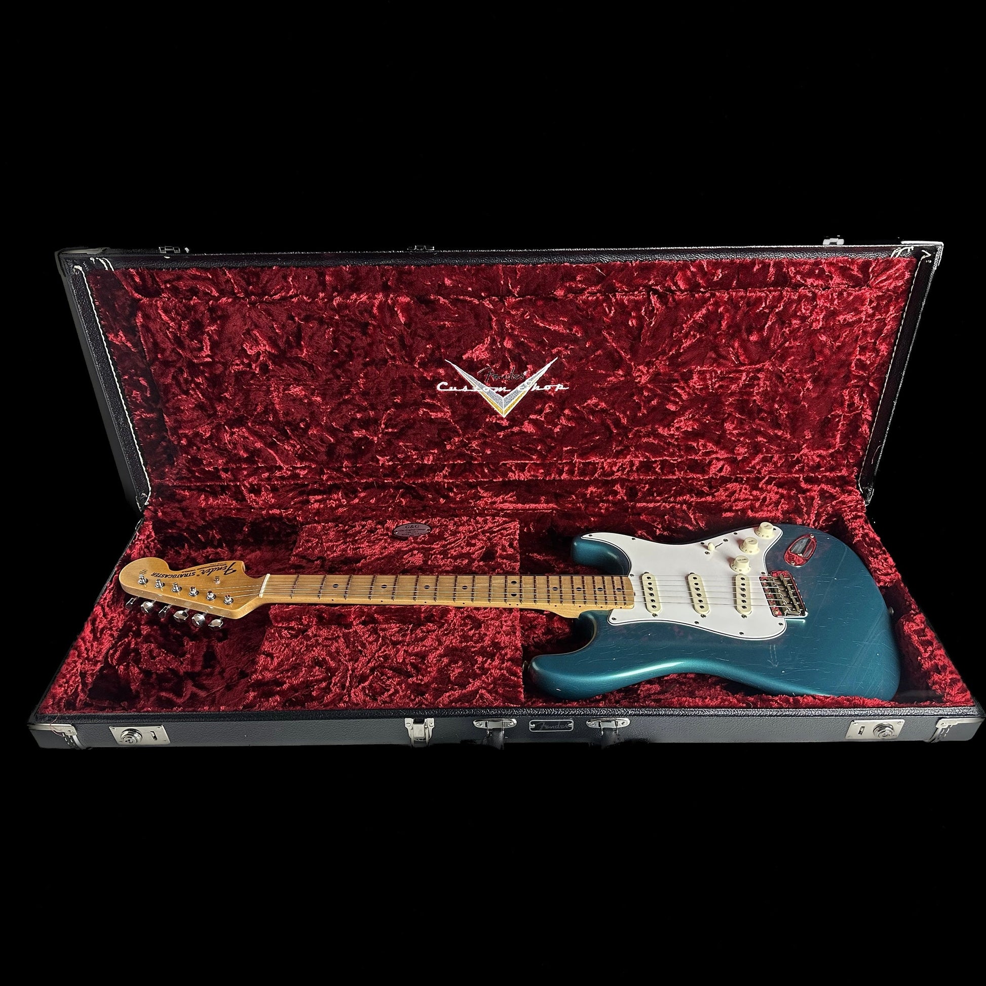 Fender Custom Shop Limited Edition 68 Strat Journeyman Relic Aged Ocean Turquoise w/case CZ561077