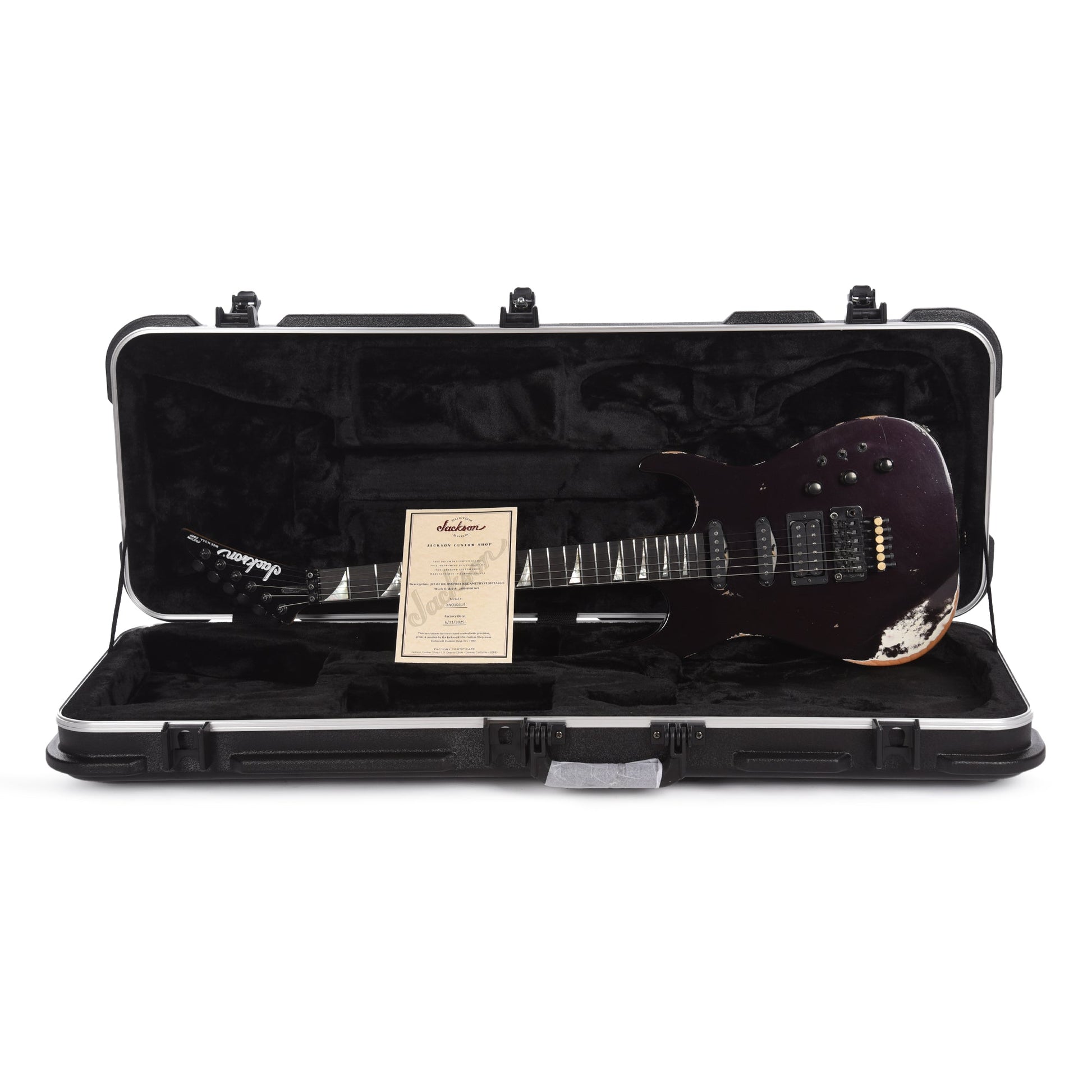 Jackson Custom Shop 1982 Dinky Nitro Relic Club Amethyst Metallic