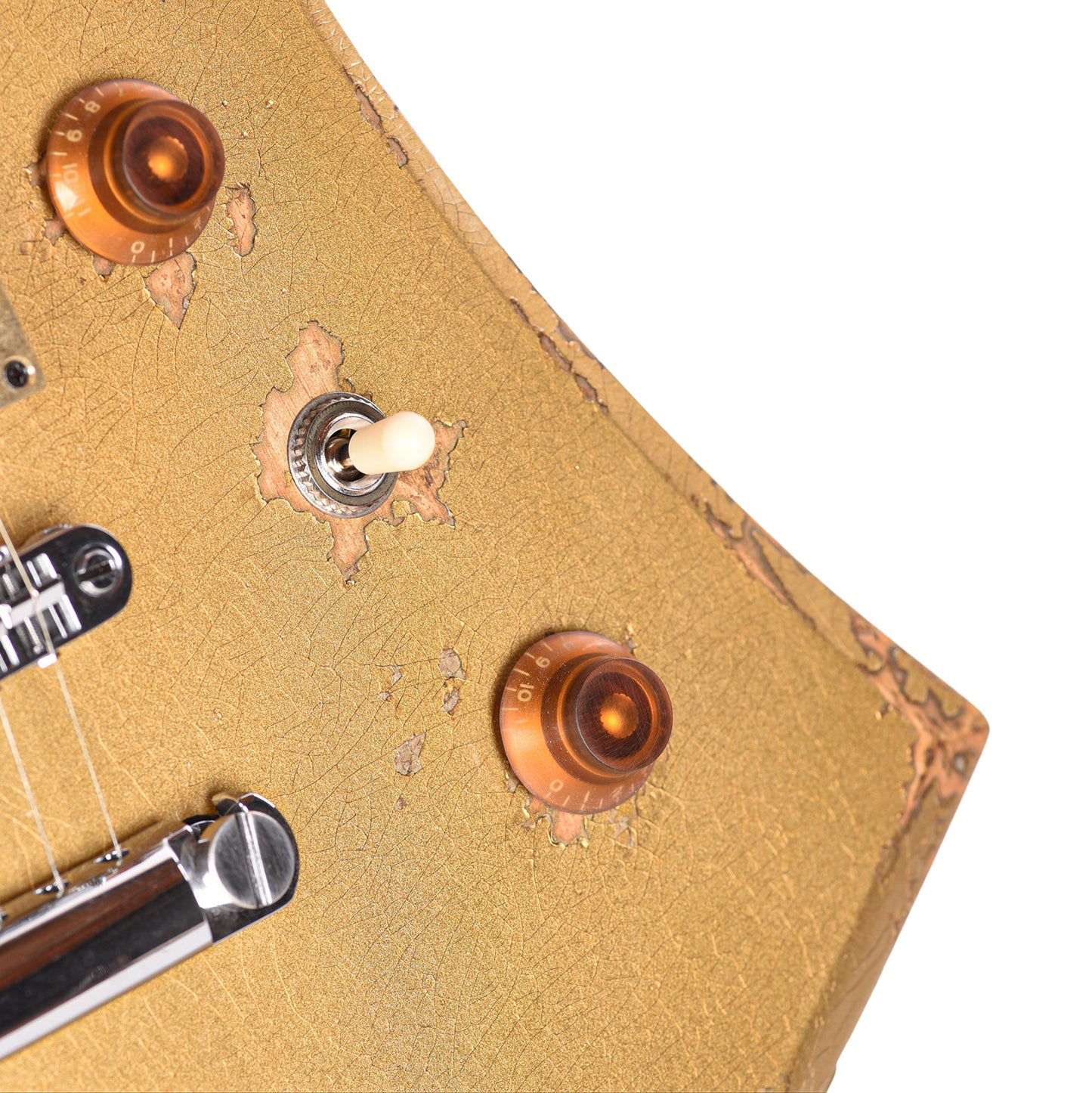 Jackson Custom Shop USA Special Edition Kelly Nitro-Relic Tour Gold Top