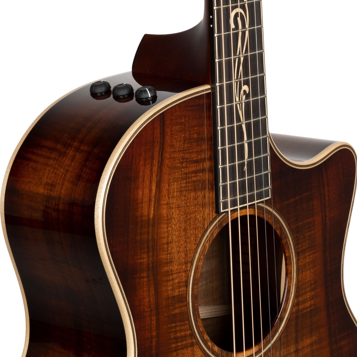 Taylor K24ce All Koa Grand Auditorium Acoustic Electric Guitar, Shaded Edgeburst