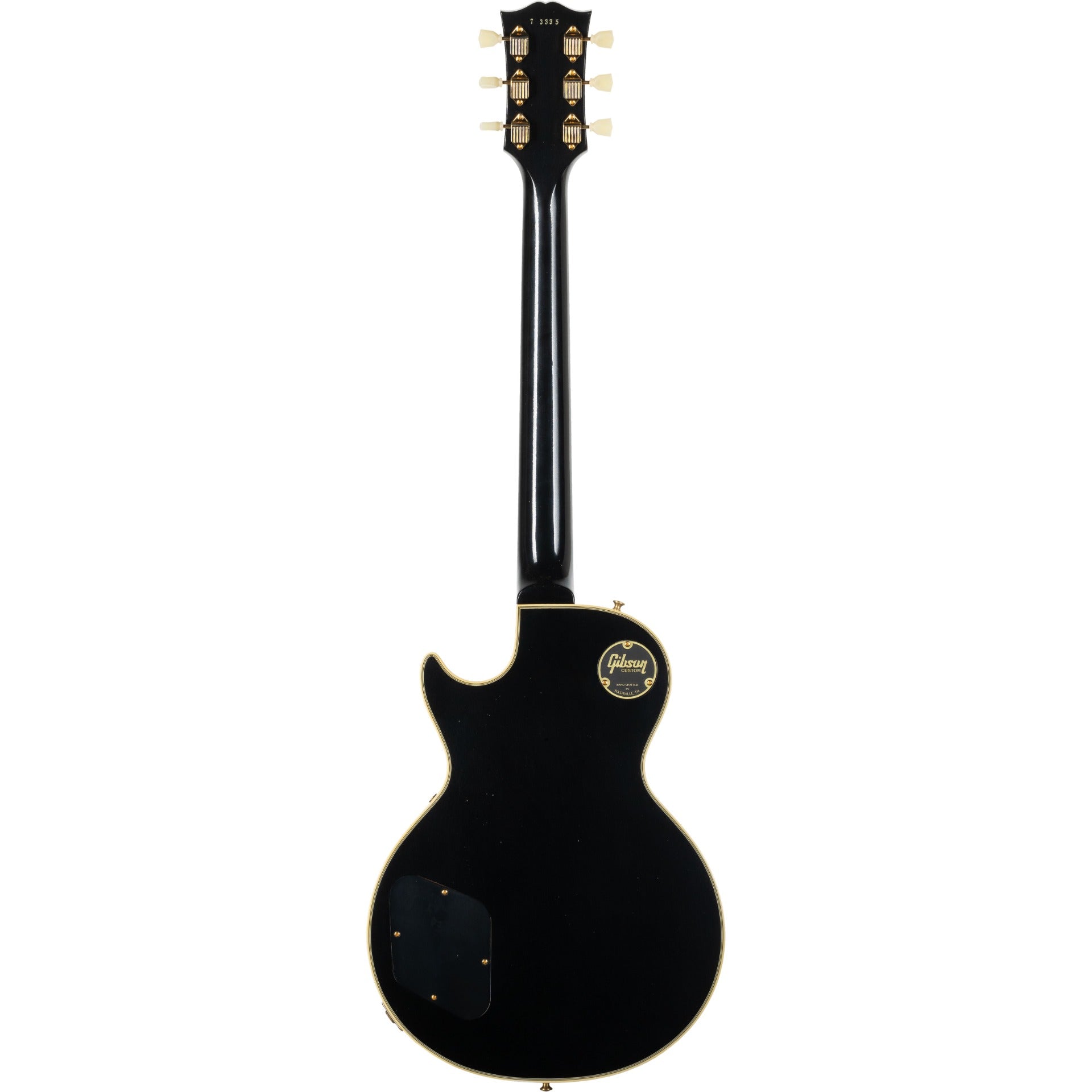Gibson 1957 Les Paul Custom Reissue Electric Guitar - Ultra Light Aged Ebony