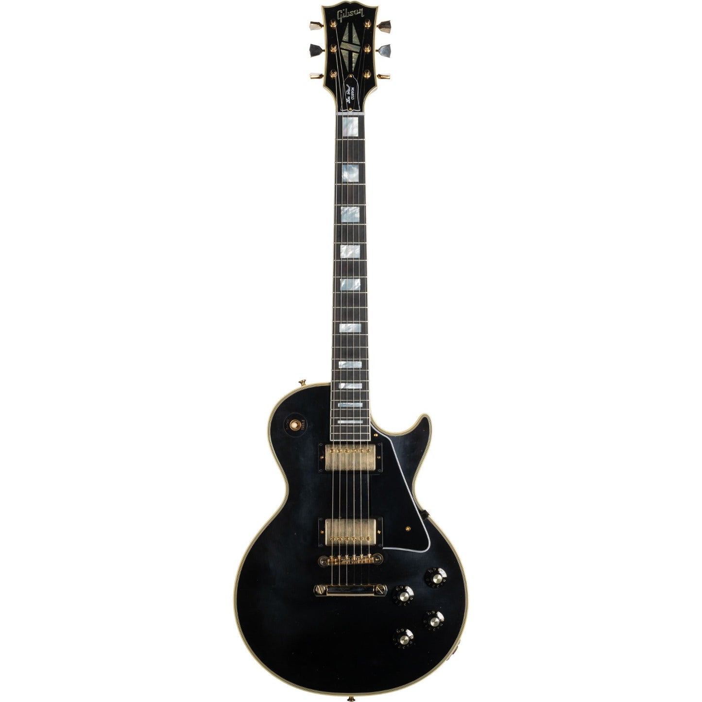 Gibson 1968 Les Paul Custom Reissue Ultra Light Aged Electric Guitar, Ebony