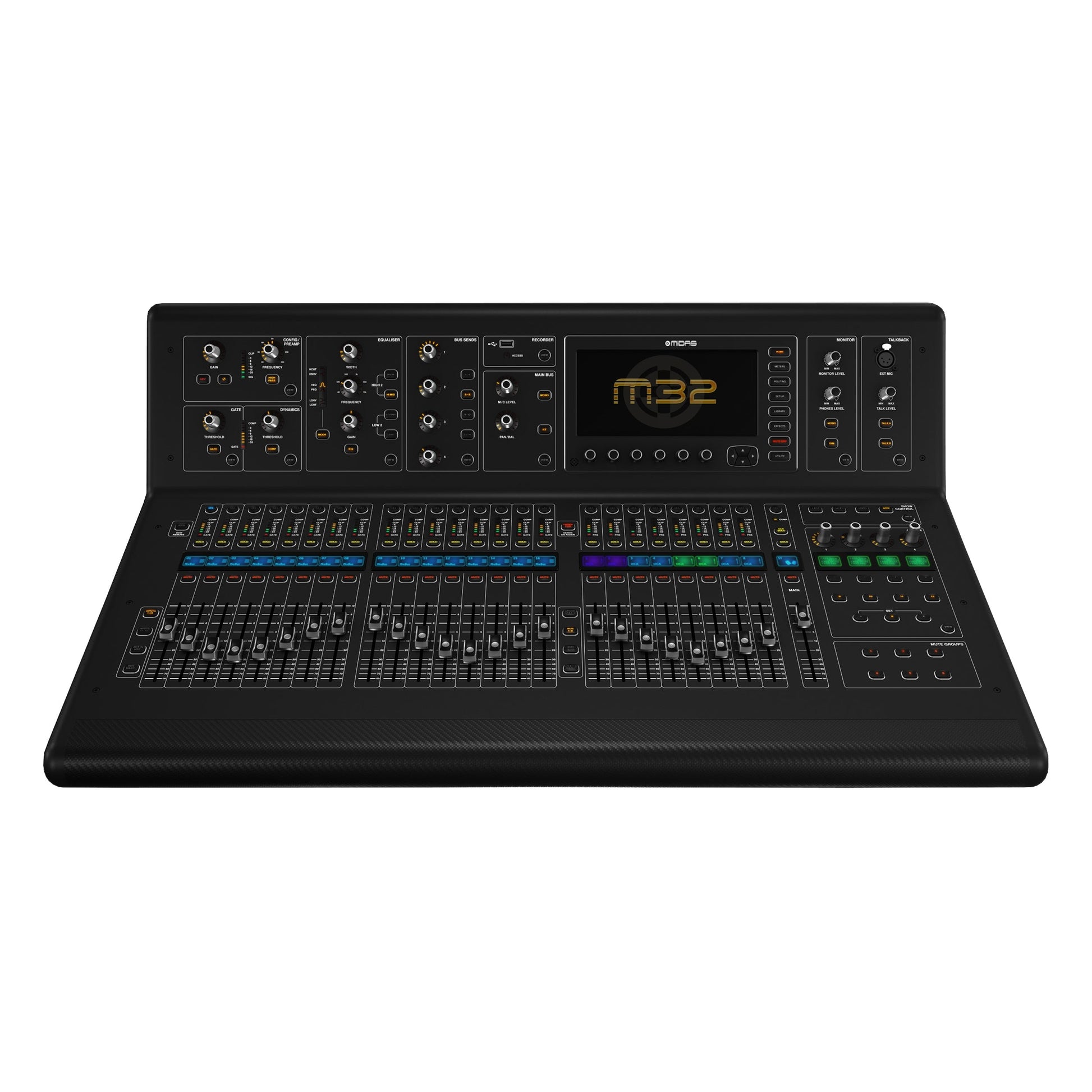 Midas M32 40 Ch Digital Mixing Console Bundle with DL32 Stage Box