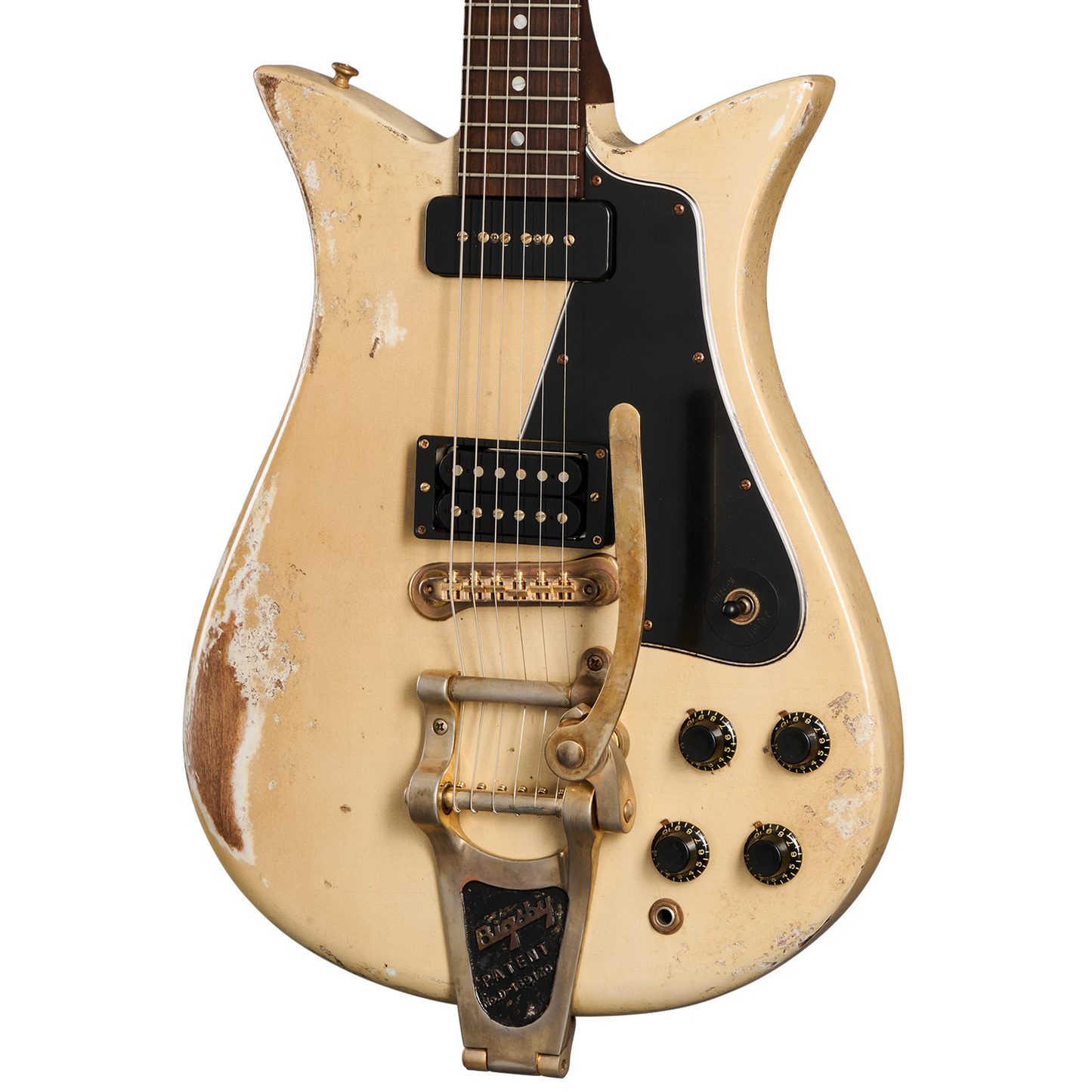 Gibson Custom Leo Scala Theodore Retroliner – Macchiato White, Macchiato White