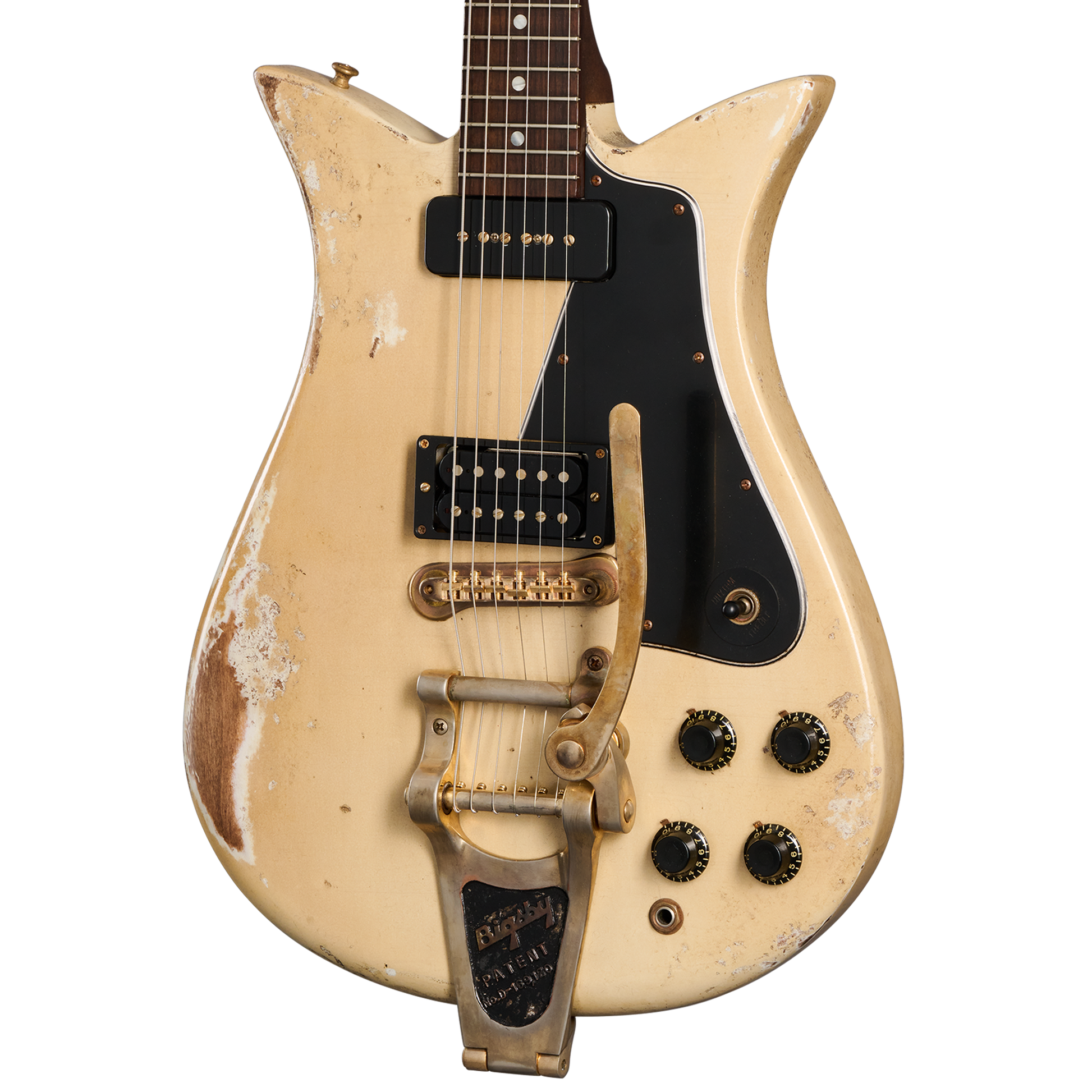 Gibson Custom Leo Scala Theodore Retroliner – Macchiato White, Macchiato White