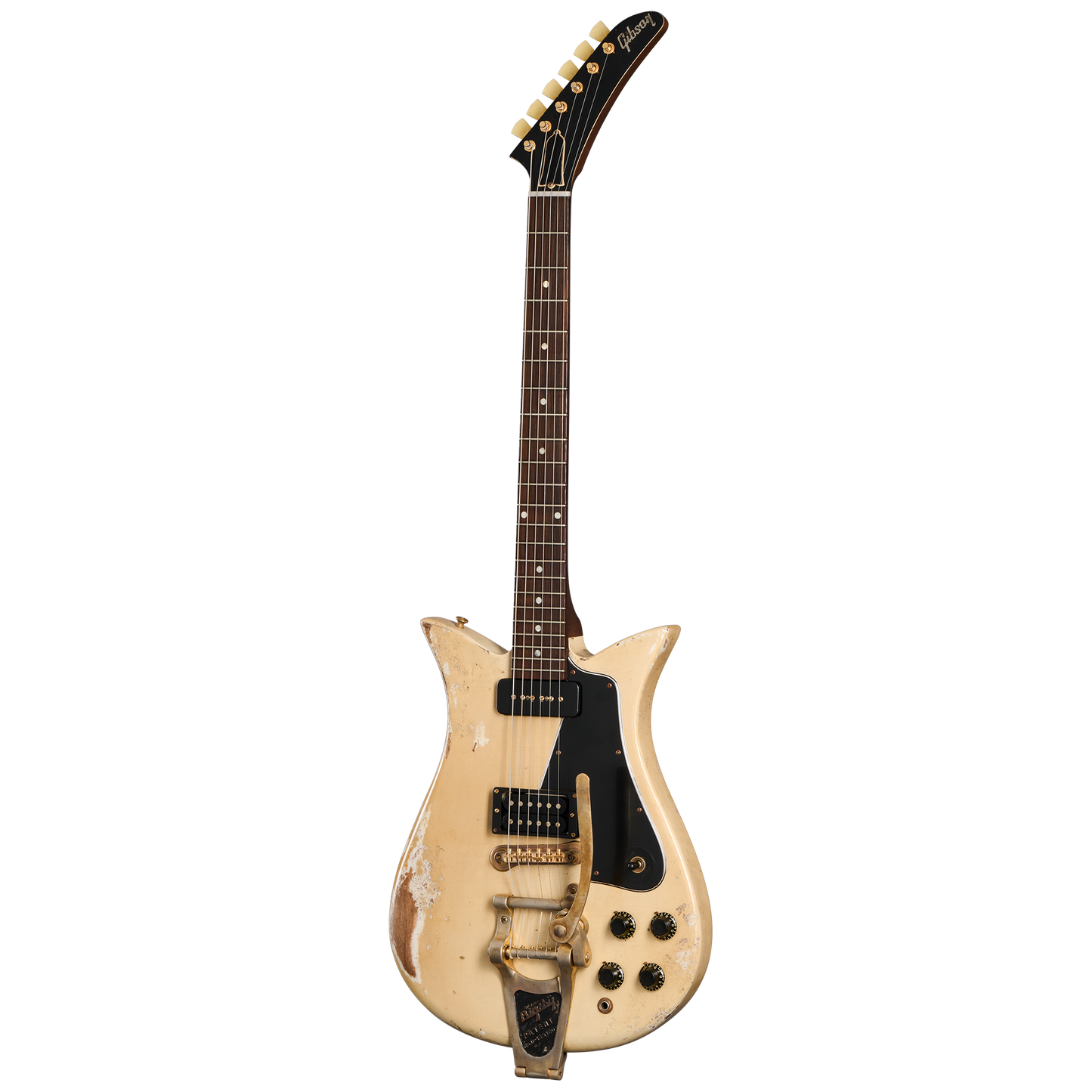 Gibson Custom Leo Scala Theodore Retroliner – Macchiato White, Macchiato White