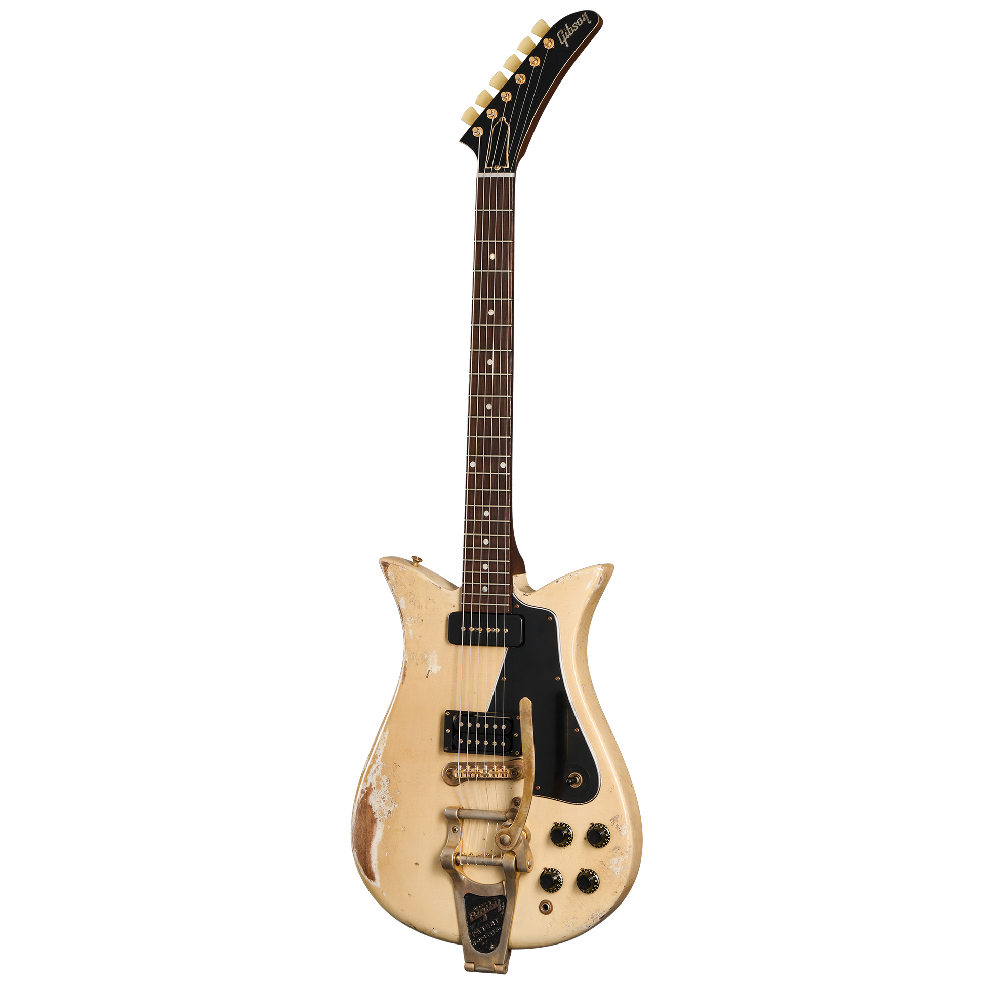 Gibson Custom Leo Scala Theodore Retroliner – Macchiato White, Macchiato White