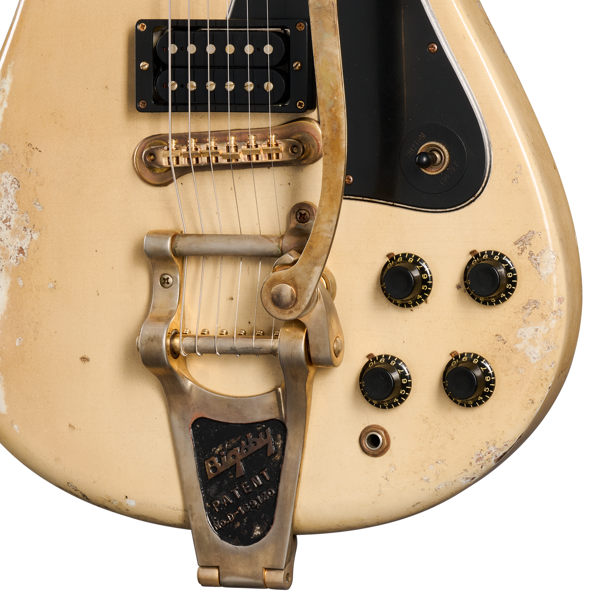 Gibson Custom Leo Scala Theodore Retroliner – Macchiato White, Macchiato White