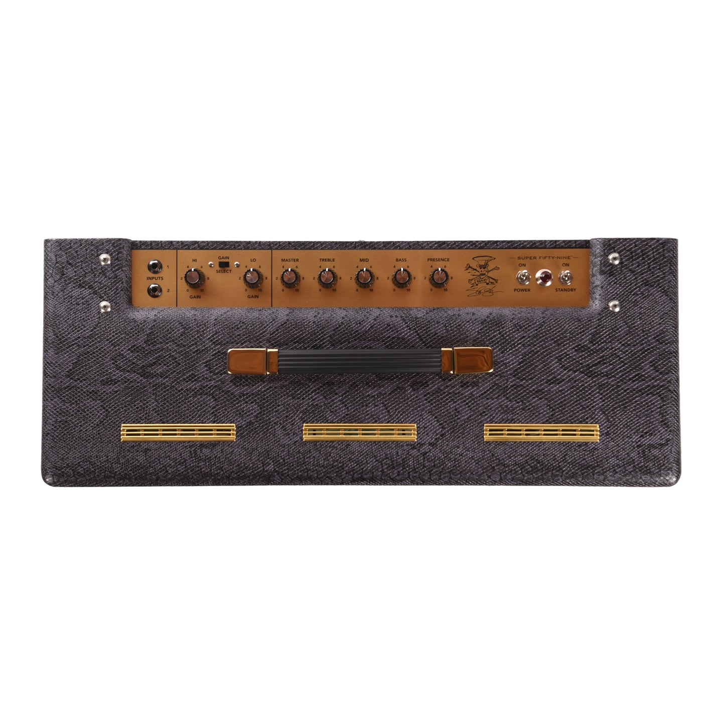 Magnatone Super Fifty-Nine M-80 45w 2x12 Combo Amp Slash Signature Purple Python