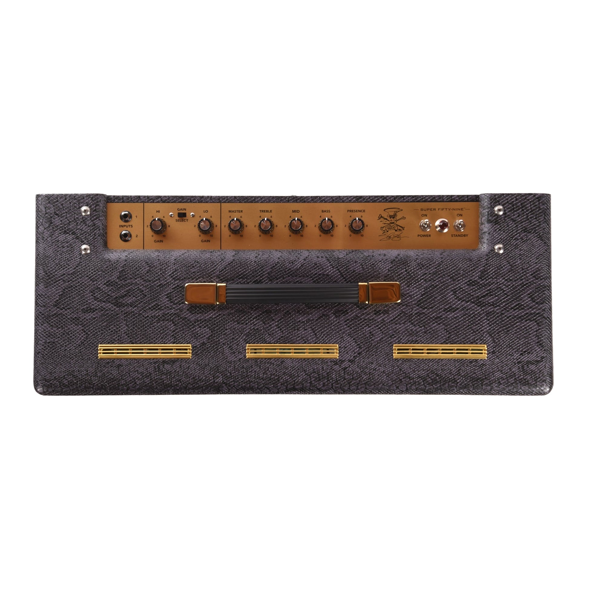 Magnatone Super Fifty-Nine M-80 45w 2x12 Combo Amp Slash Signature Purple Python