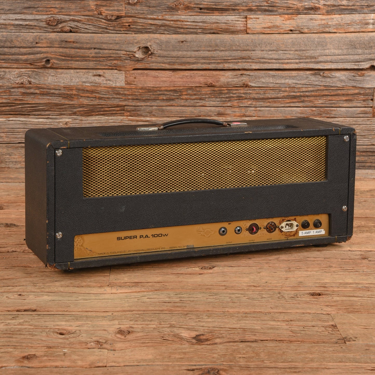 Marshall JMP Super PA 100W 1968 - Dave Amato of REO Speedwagon