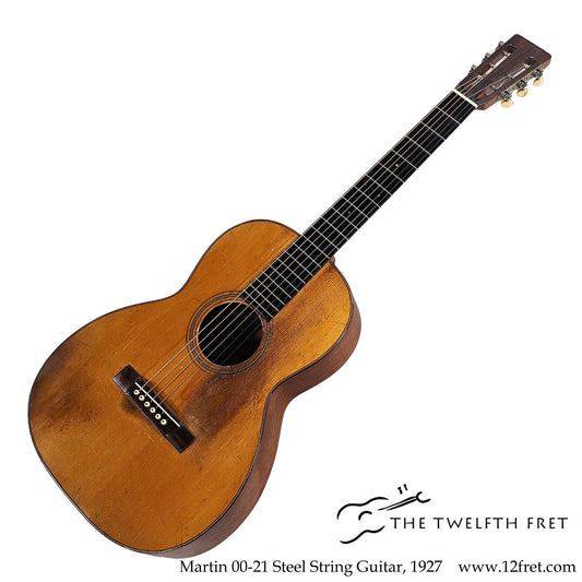 Martin 00-21 Steel String Guitar, 1927  [USED]