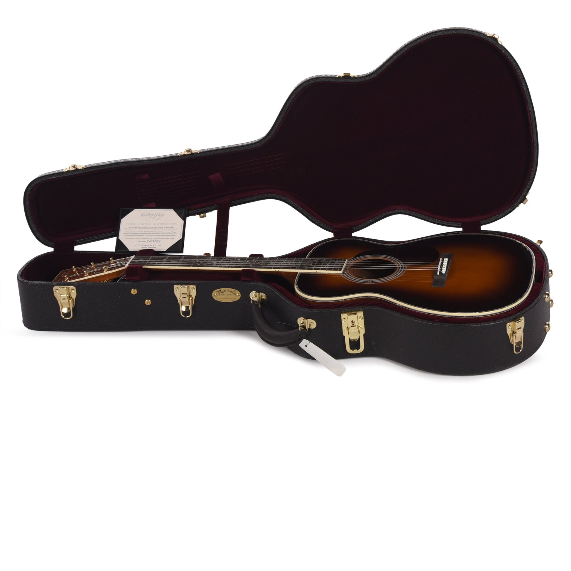 Martin Custom Shop 00-45 Style Grand Concert Italian Alpine Spruce/Guatemalan Rosewood 1935 Sunburst