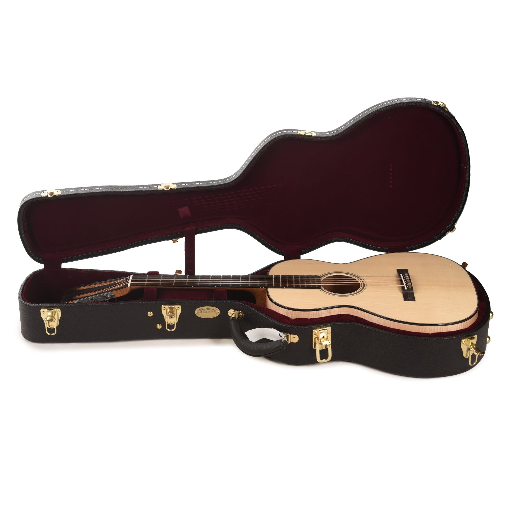 Martin Custom Shop 0-18 Style Concert Italian Alpine Spruce/Pacific Big Leaf Flamed Maple Natural