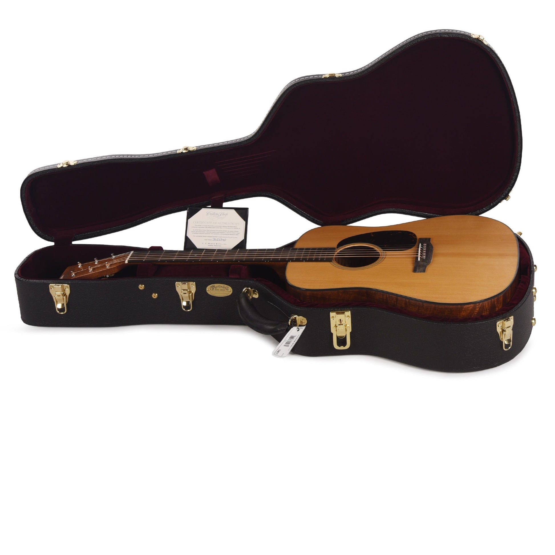 Martin Custom Shop D-18 Style Dreadnought Adirondack Spruce VTS/Flamed Mahogany Natural Vintage Gloss