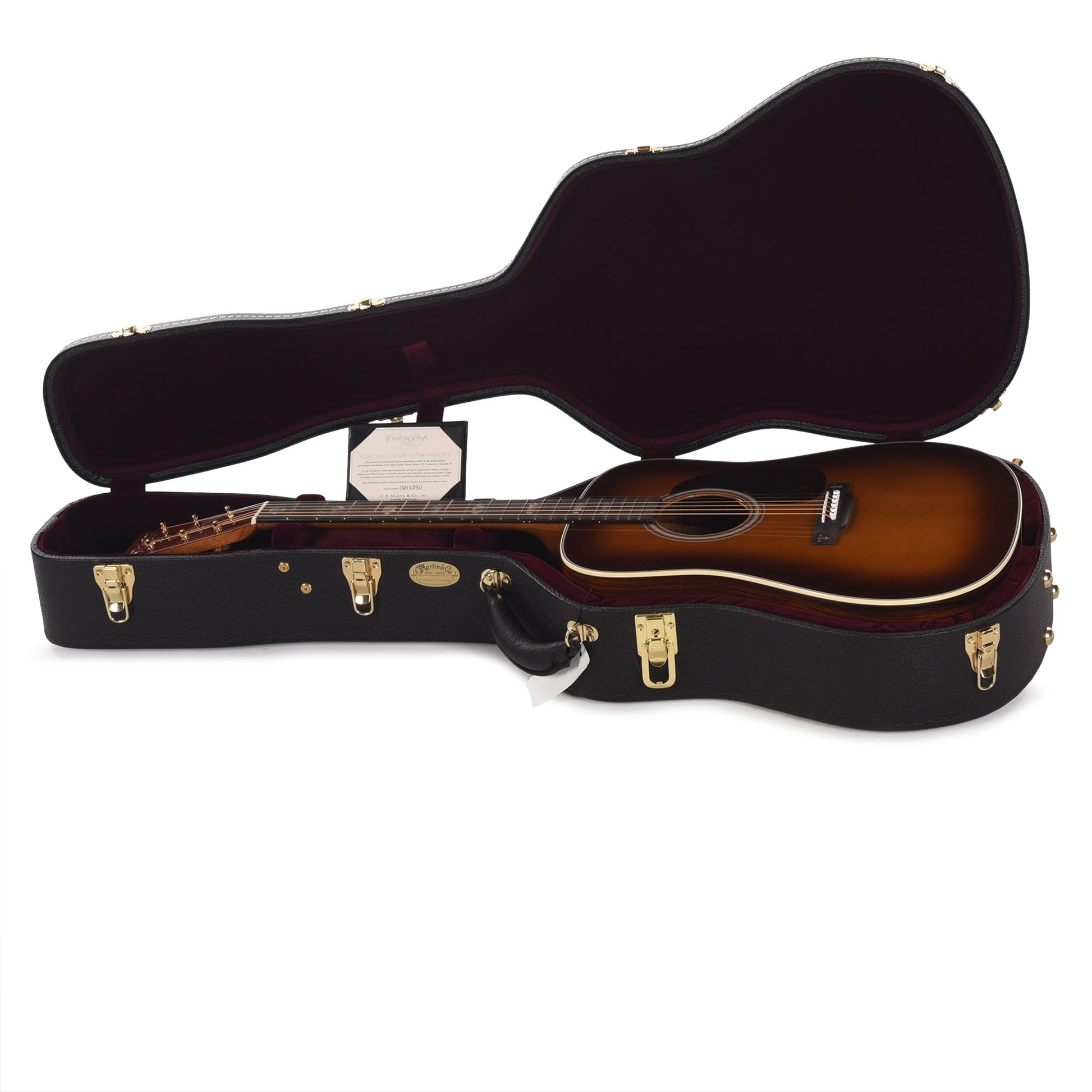 Martin Custom Shop D-28 Style Dreadnought Adirondack Spruce VTS/Cocobolo Ambertone 1933