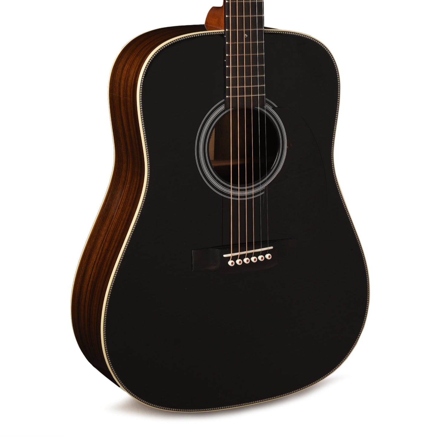Martin Custom Shop D-28 Style Dreadnought Adirondack Spruce VTS/Wild Grain East Indian Rosewood Black Top