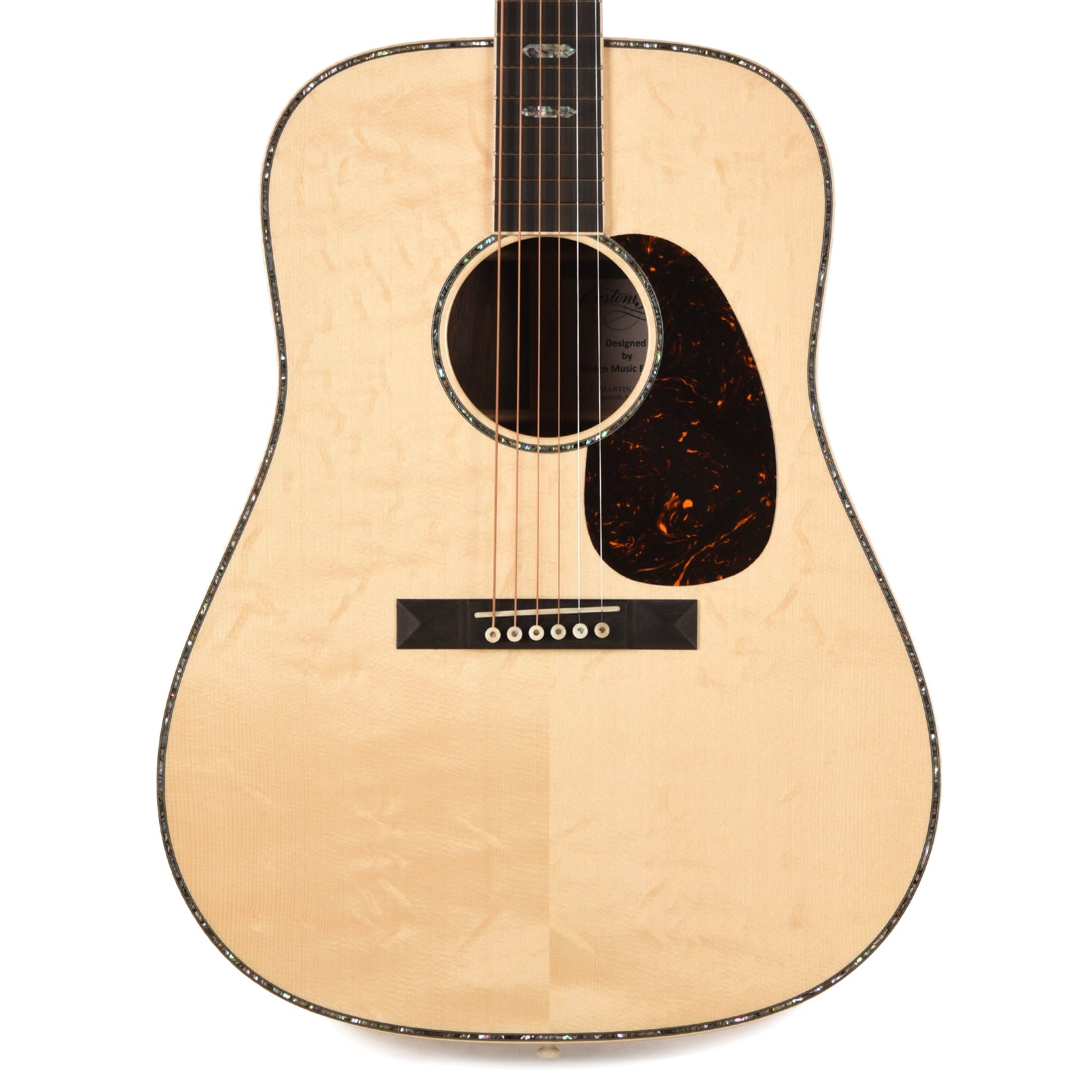 Martin Custom Shop D-41 Style Dreadnought Bearclaw Engelmann Spruce/Wild Grain East Indian Rosewood Natural