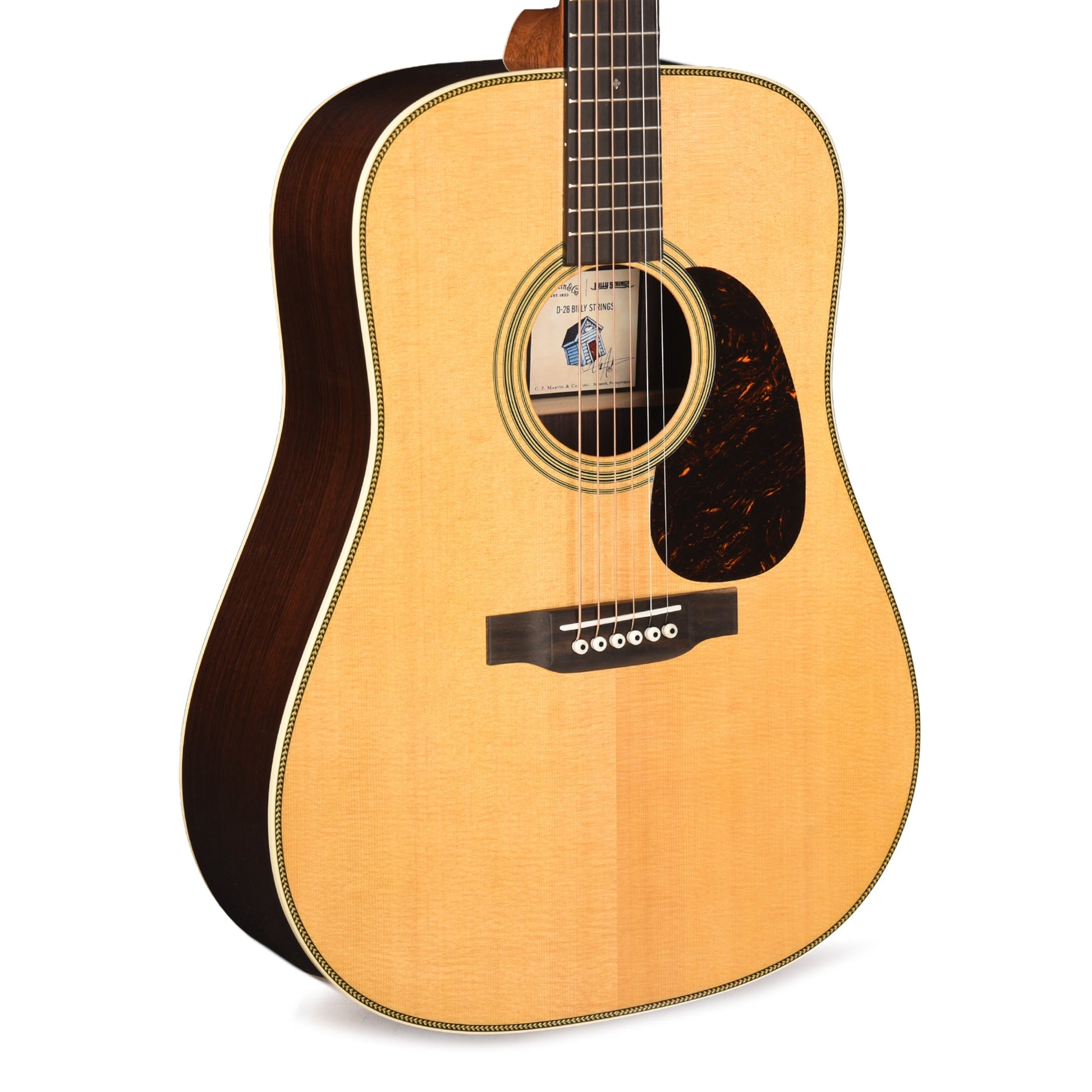 Martin D-28 Billy Strings Spruce/East Indian Rosewood Antique Toner Natural