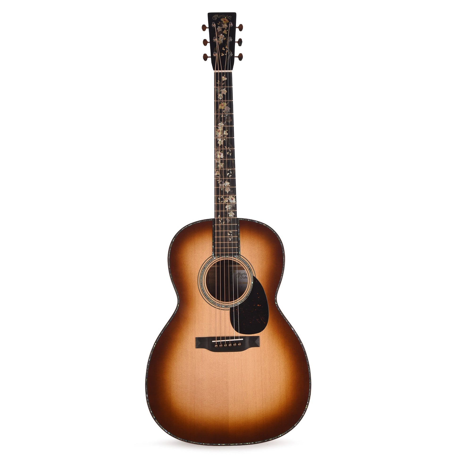 Martin Limited Edition O'ahu K-42 Hibiscus Reclaimed Sitka Spruce/Figured Koa Dark Toasted Burst