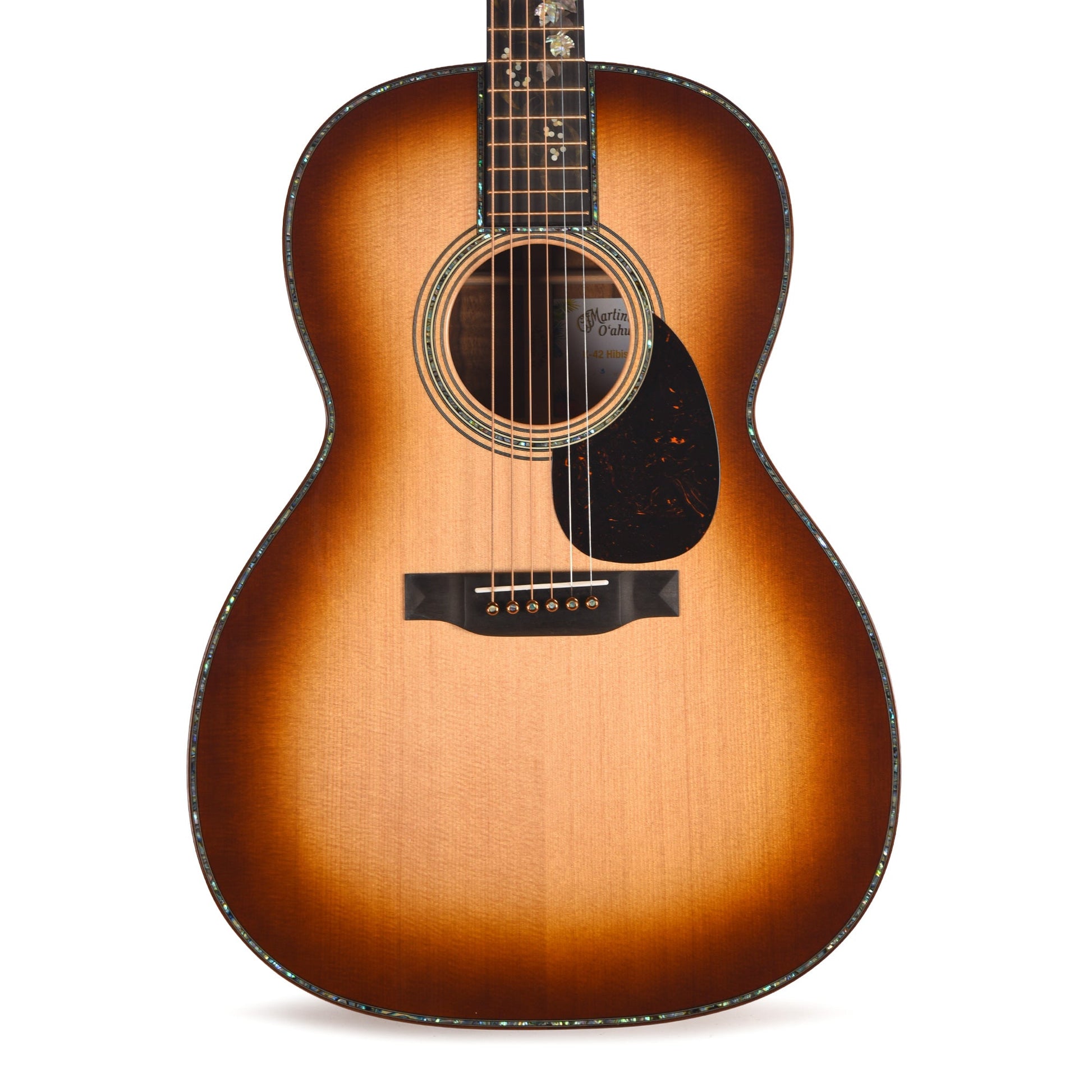 Martin Limited Edition O'ahu K-42 Hibiscus Reclaimed Sitka Spruce/Figured Koa Dark Toasted Burst